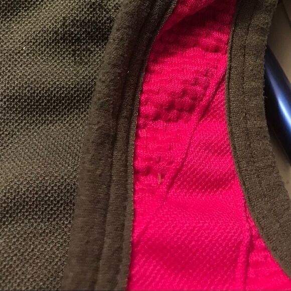 AB Racerback Sports Bra Small Fuchsia Pink Black - Picture 7 of 10